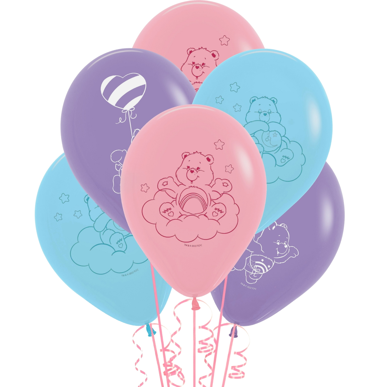 Care Bears Balloons (Pack of 6)
