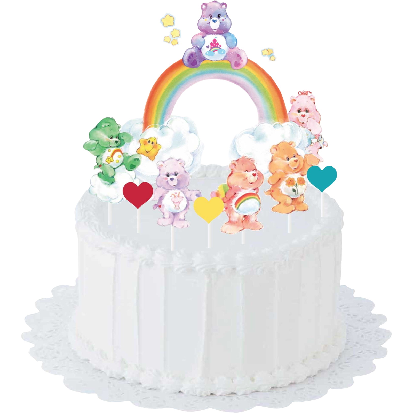 Care Bears Cake Toppers (Pack of 12)