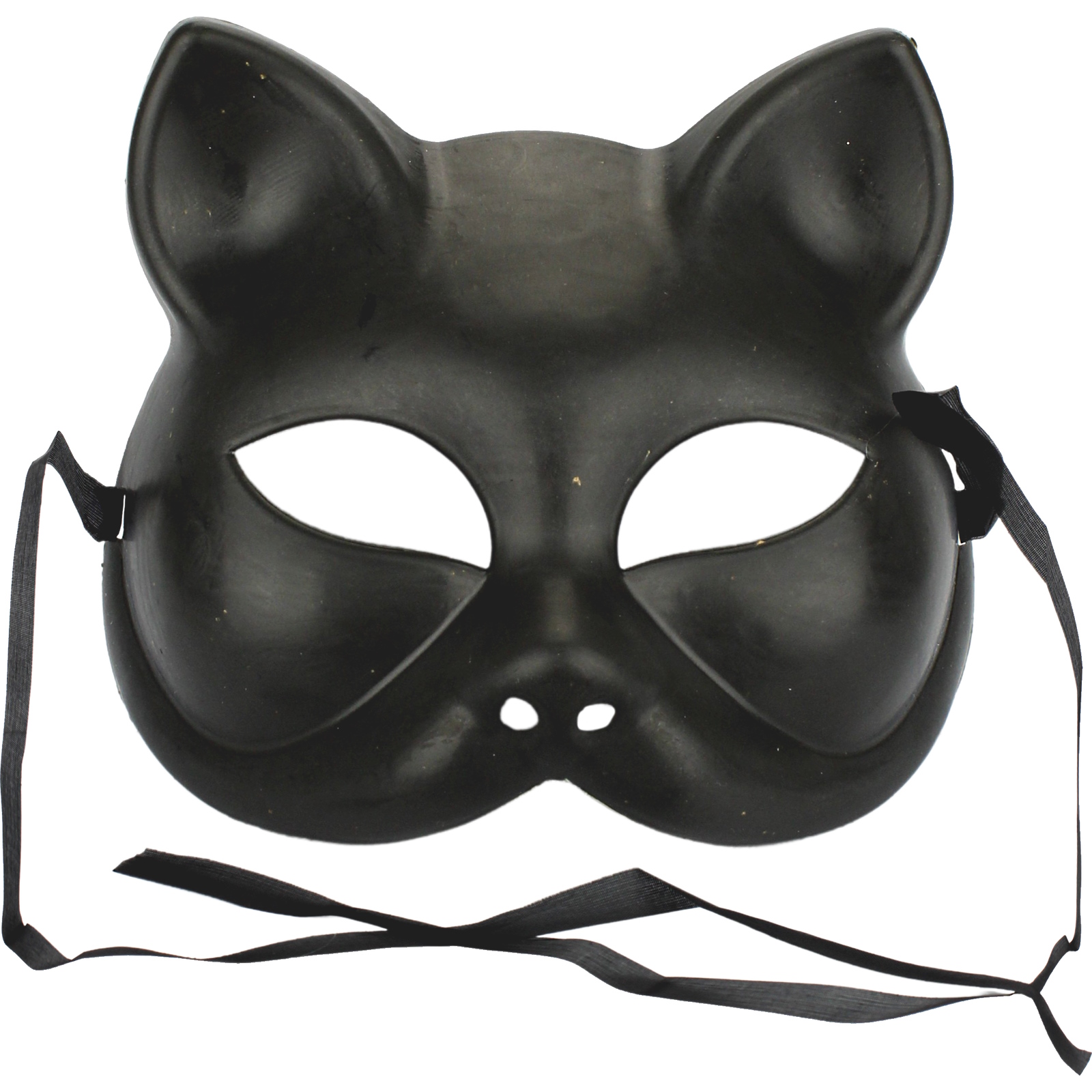 Adults Plastic Black Cat Mask