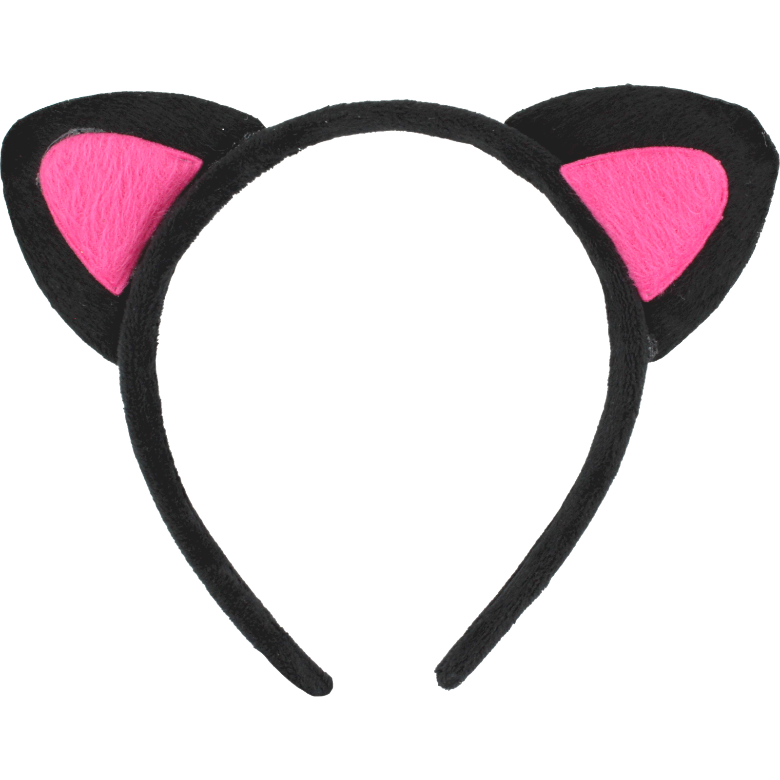 Plush Black Cat Ears Headband