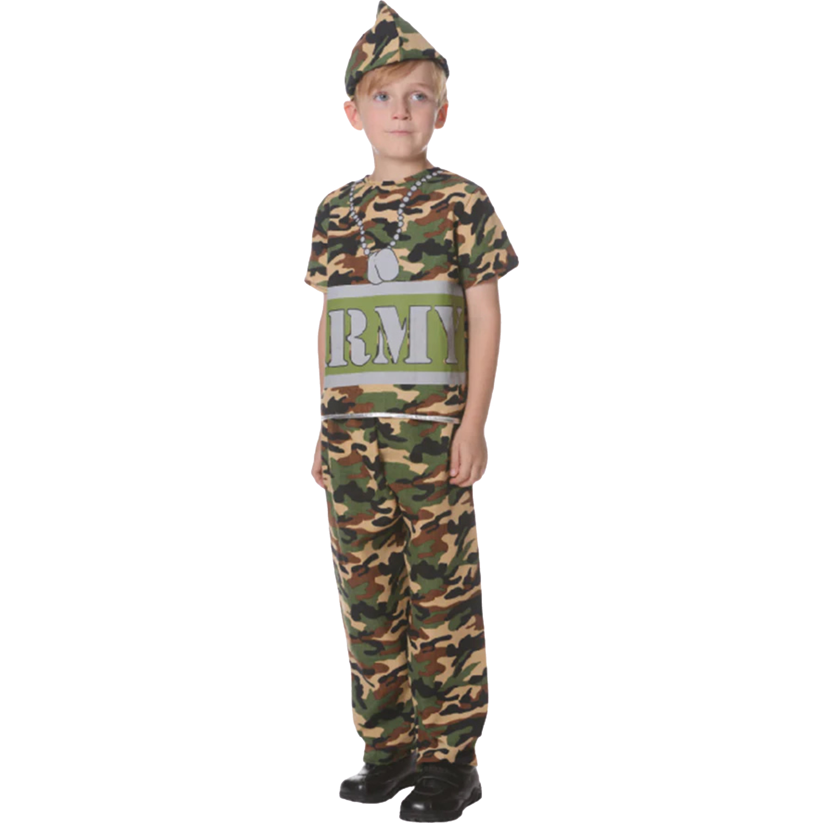 Army Camouflage Kids Costume