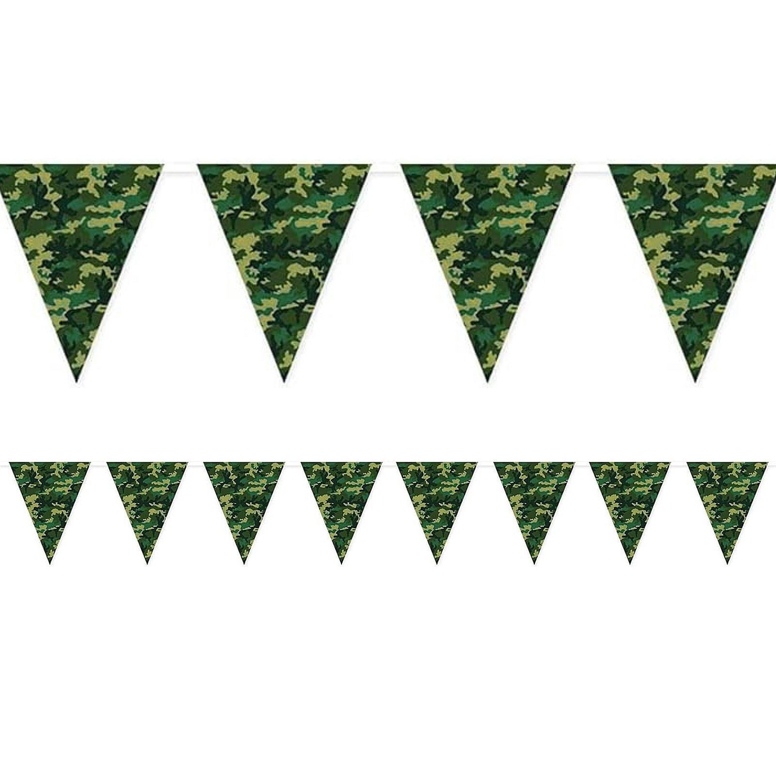 Army Camo Flag Banner 