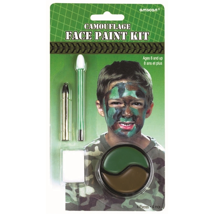 Camouflage Face Paint Kit