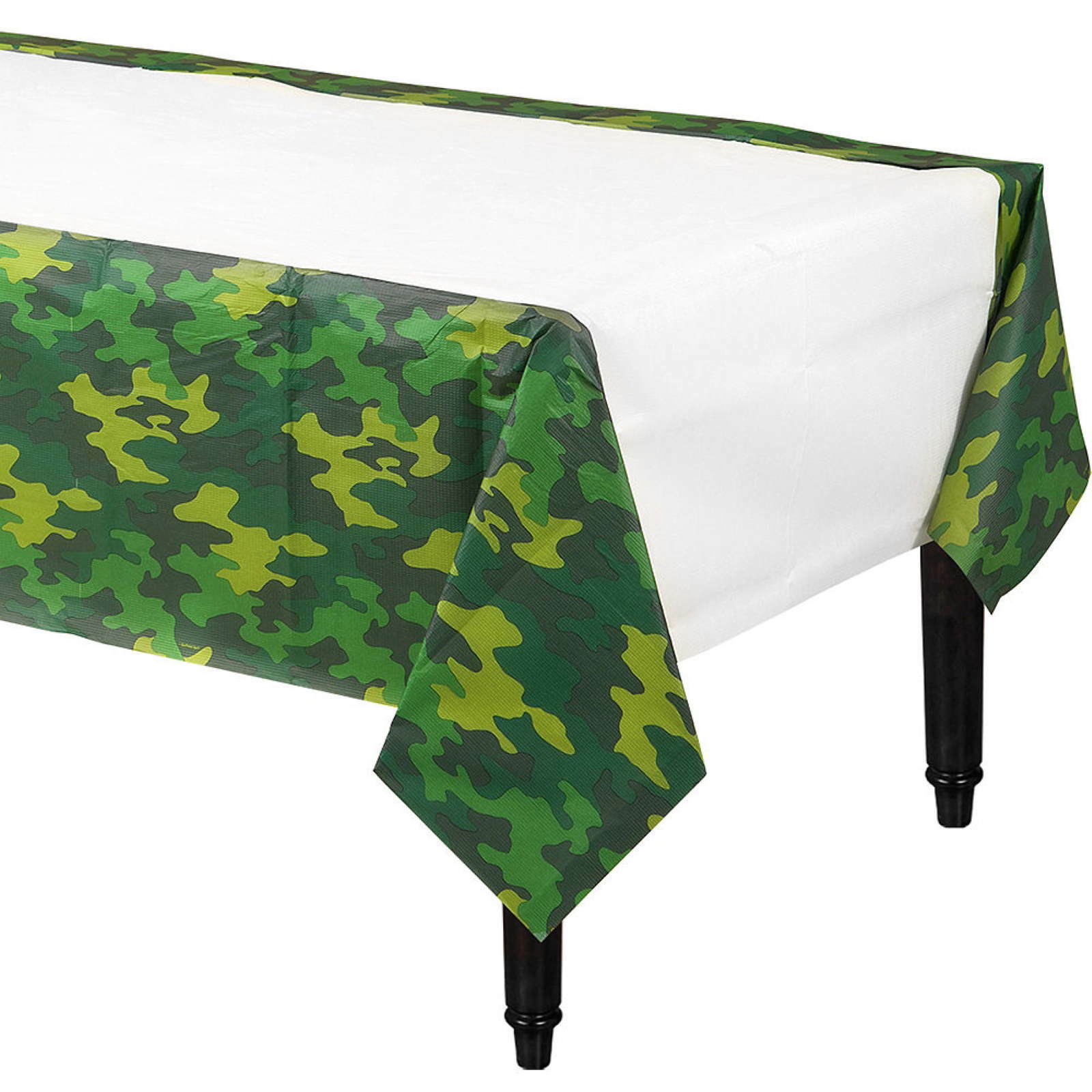 Camouflage Plastic Tablecloth