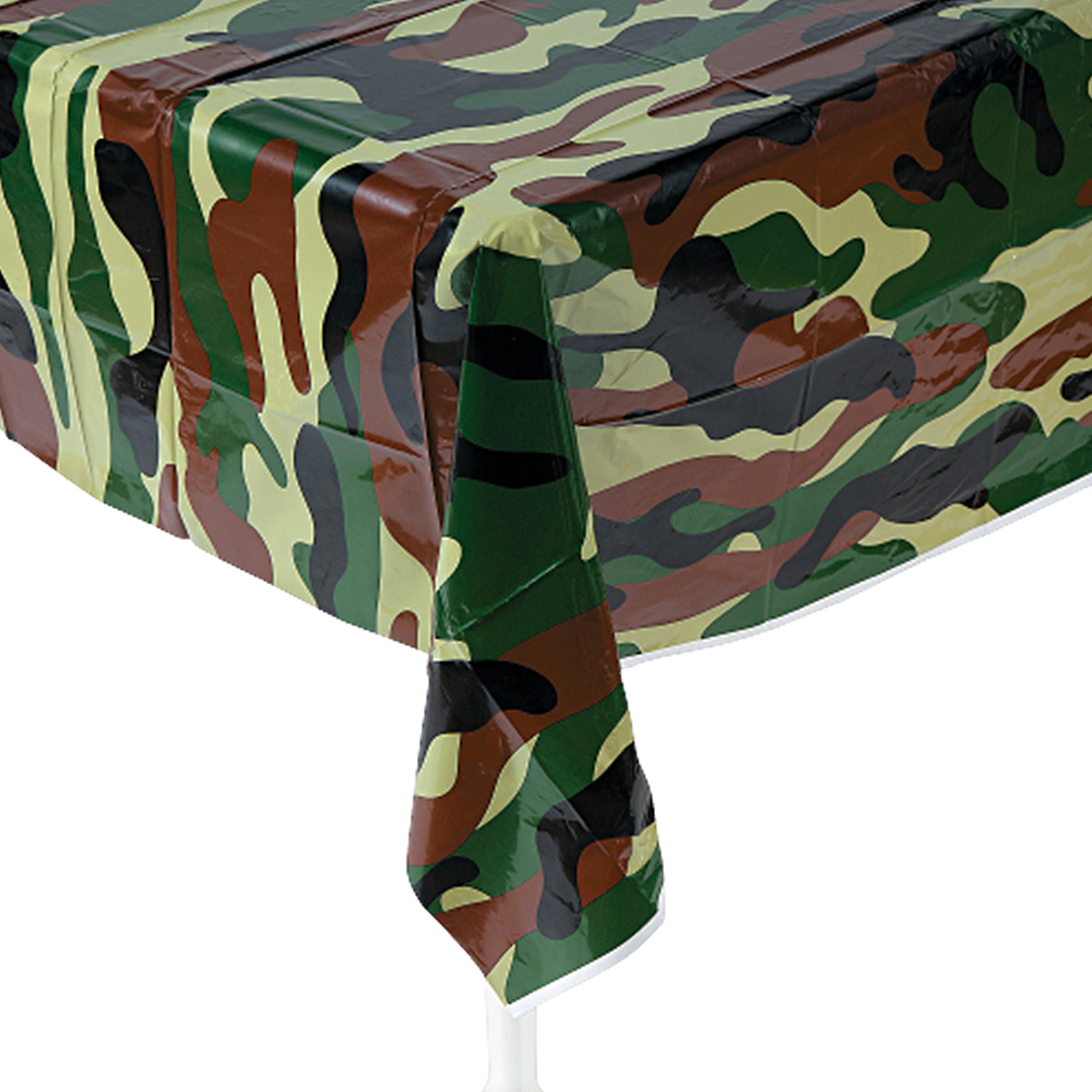 Army Party Camouflage Plastic Tablecloth