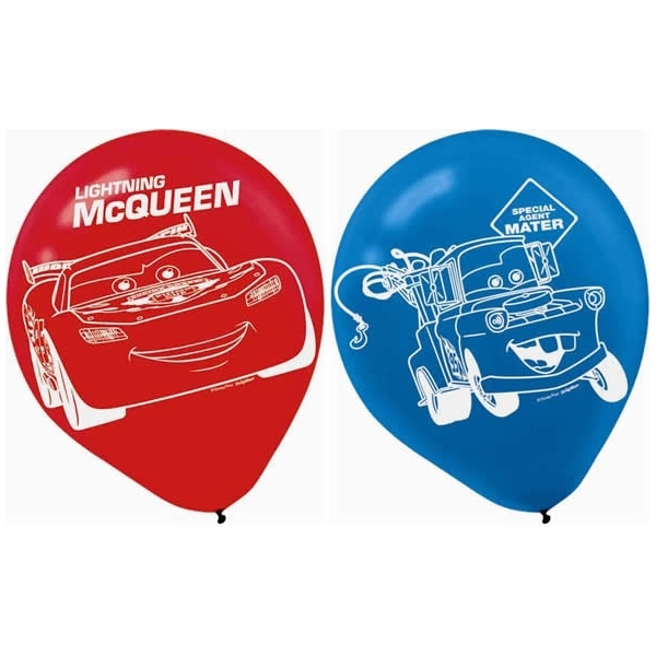 Cars Balloons (Pack of 6)