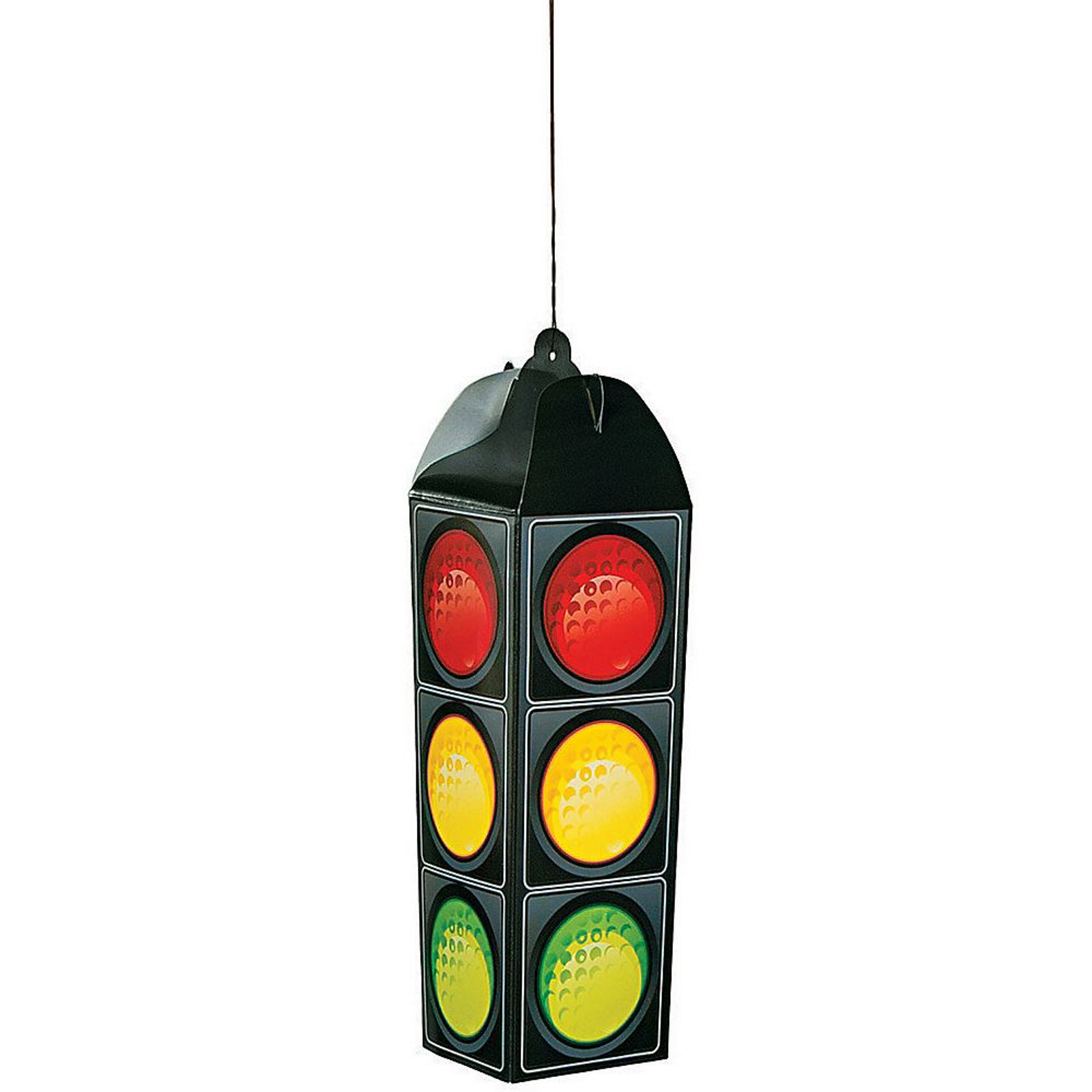Cardboard Traffic Light Party Decoration
