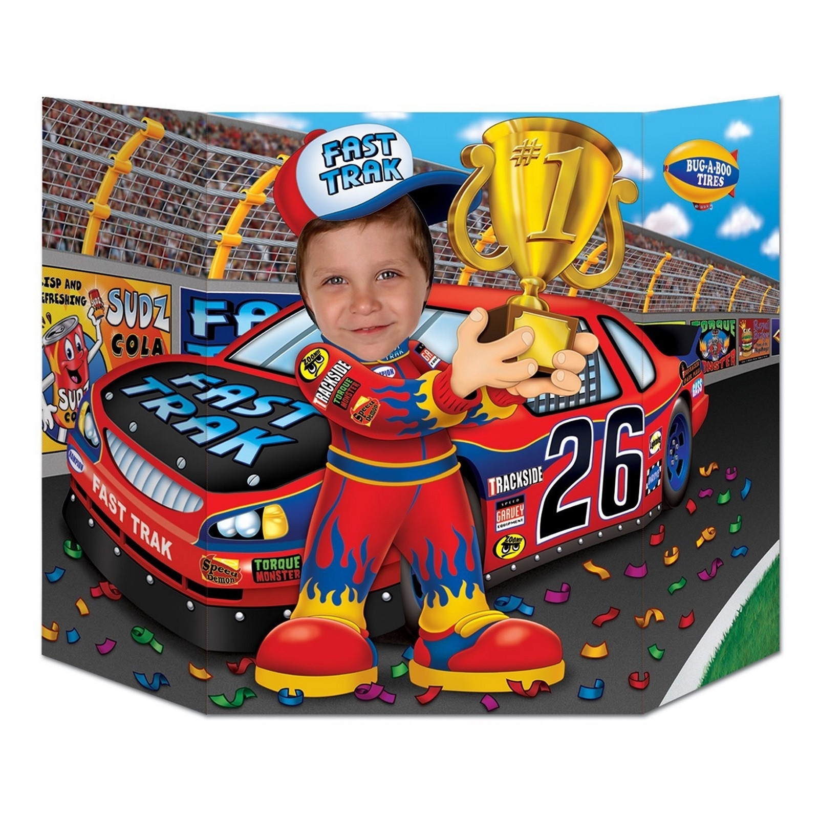 Racing Car Driver Party Photo Prop