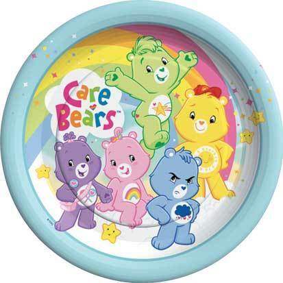 Care Bears Small Paper Plates (Pack of 8)