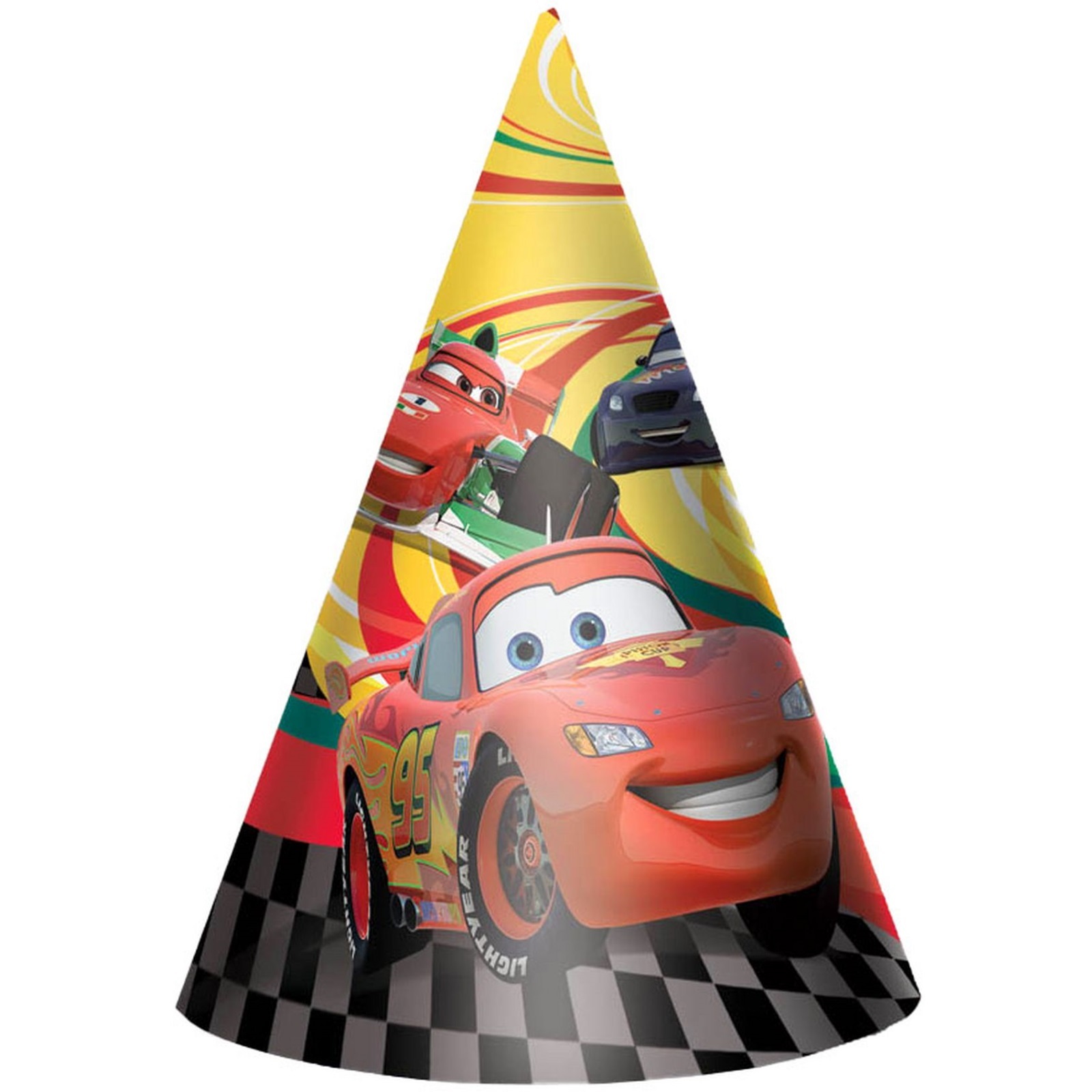Cars Party Hats (Pack of 8)
