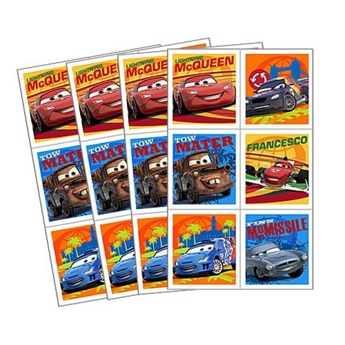 Cars 2 Stickers (Pack of 24)
