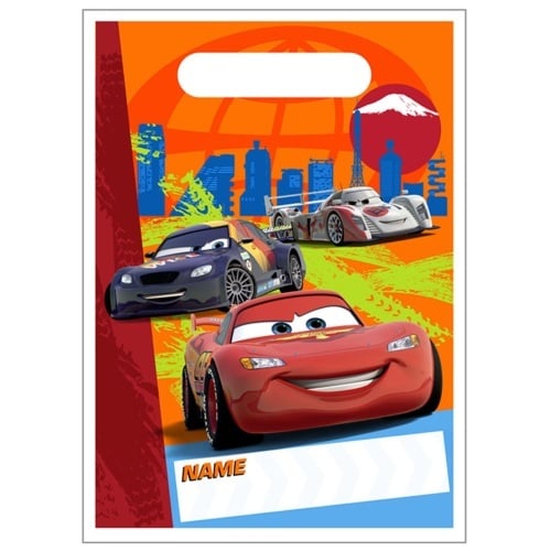 Cars 2 Lolly/Treat Bags (Pack of 8)