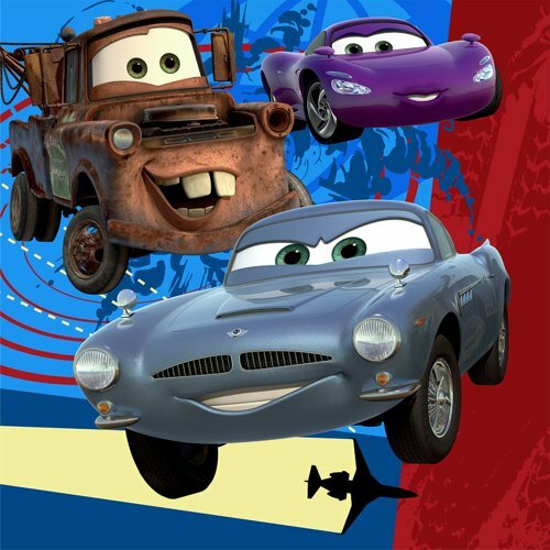 Cars 2 Large Napkins / Serviettes (Pack of 16)