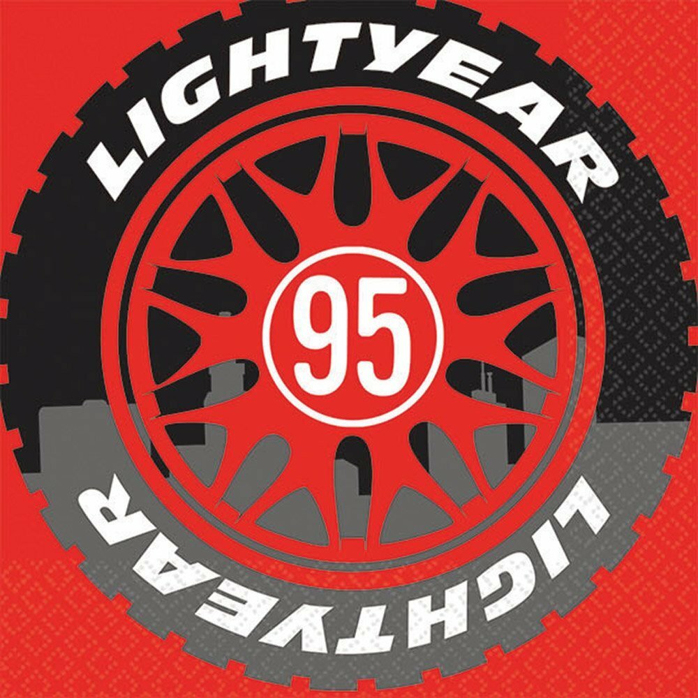 Cars Small Napkins / Serviettes (Pack of 16)