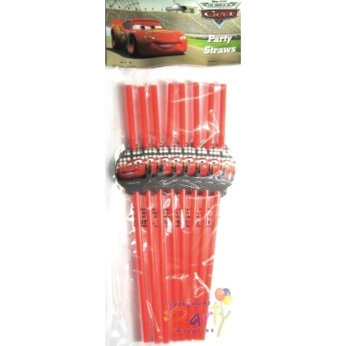 Cars Drinking Straws (Pack of 8)