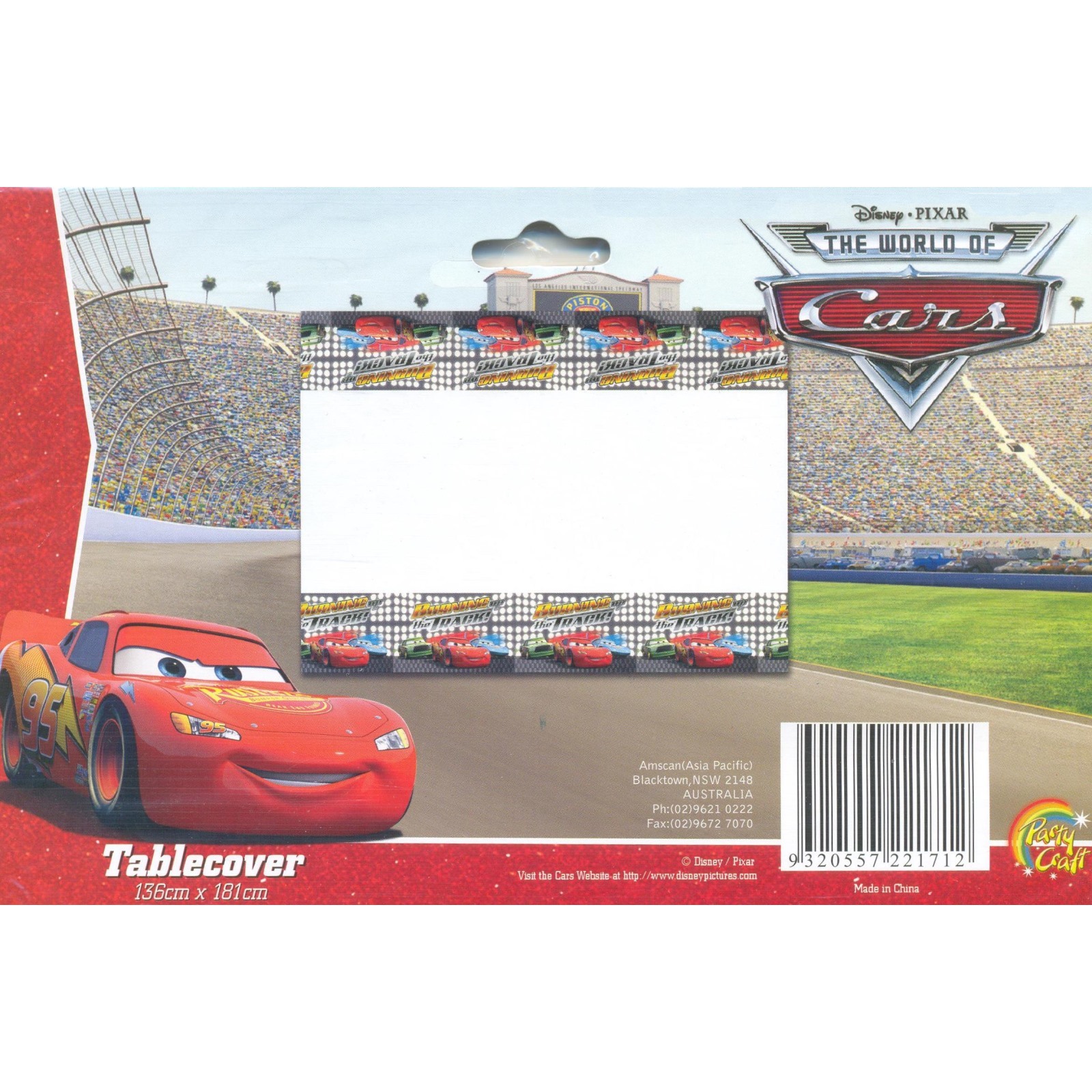 Cars Plastic Tablecloth