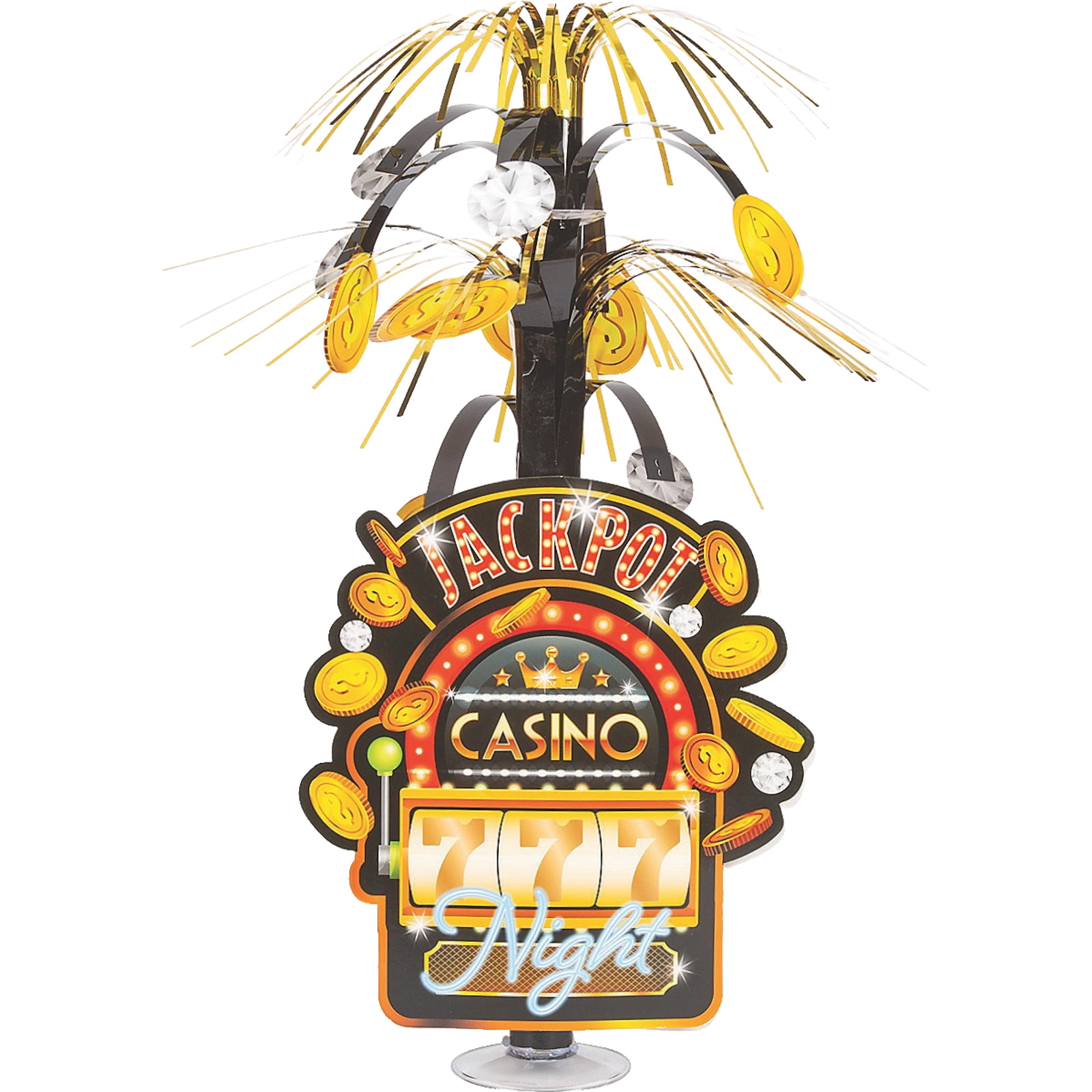 Casino Night Cascade Centrepiece