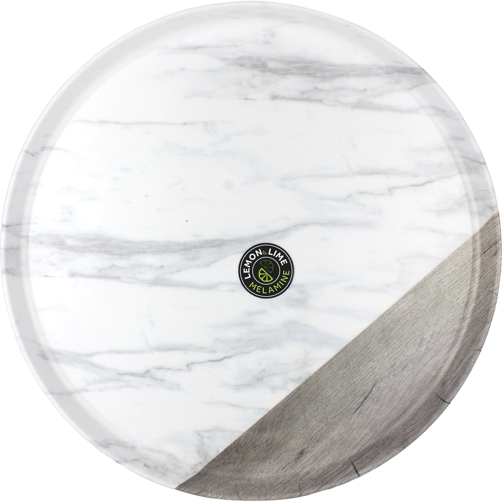 Endwood Marble Grain Round Platter 35cm