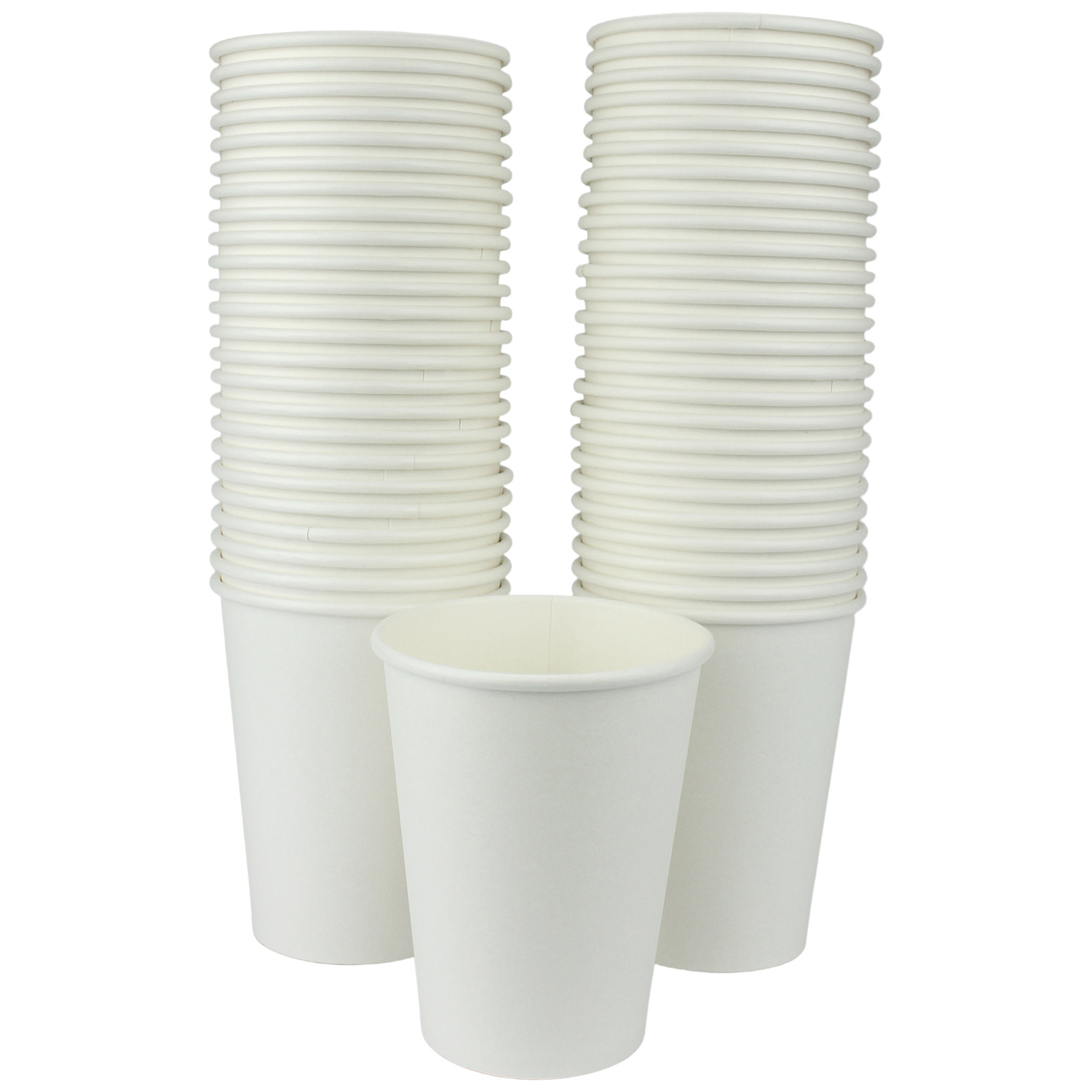 White Single Wall Paper Coffee Cups 350ml (Pack of 50)