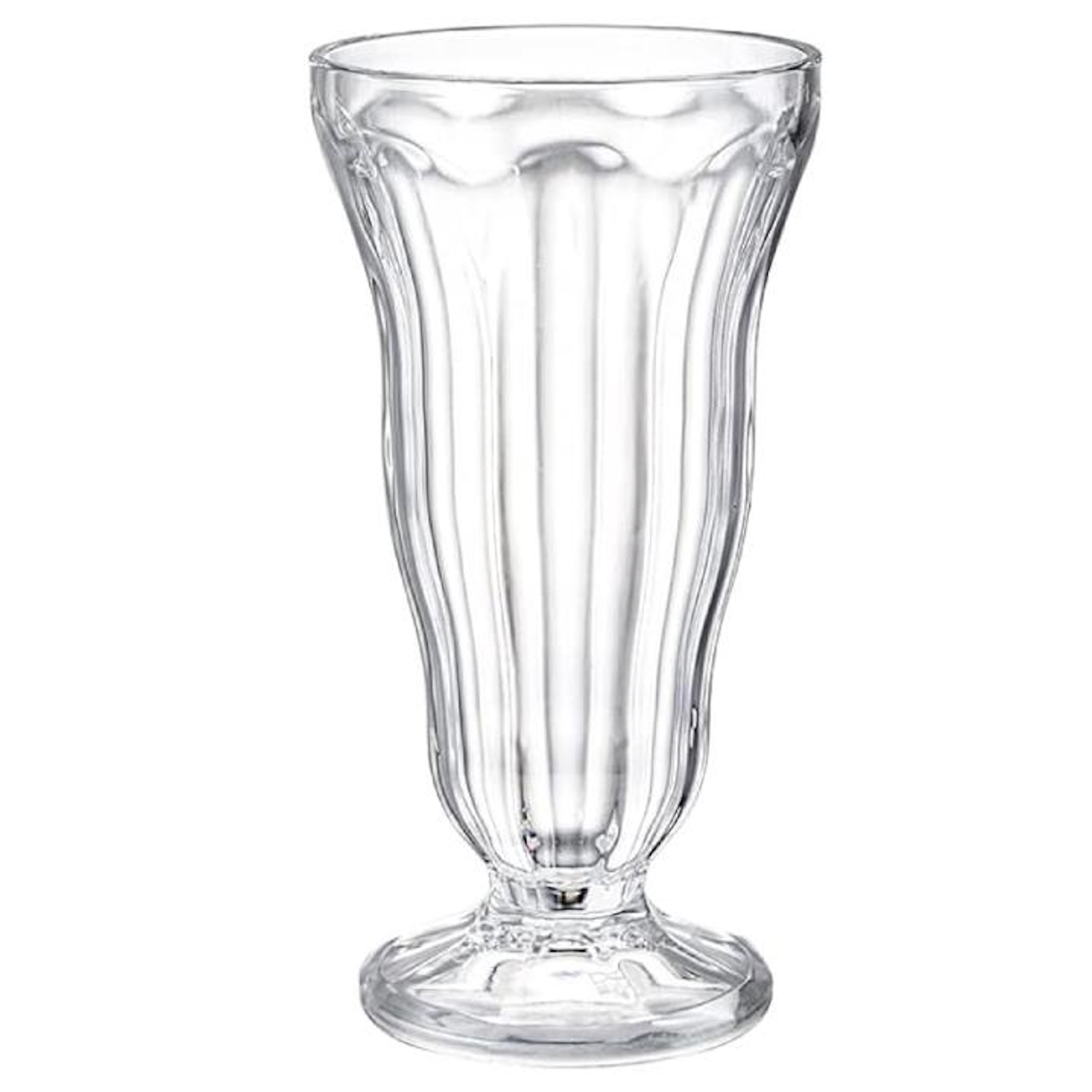 Clear Acrylic Tall Milkshake Glass 400ml