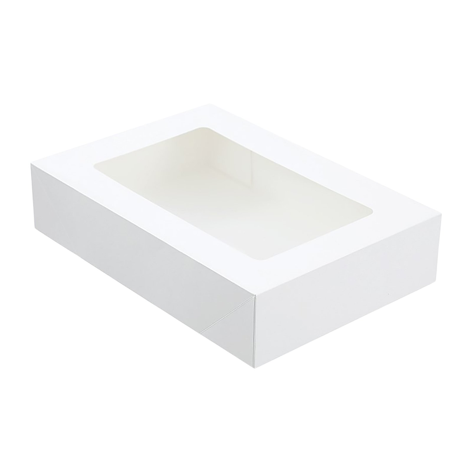 Lemon & Lime White Grazing Boxes with Lids 36cm x 25cm x 8cm (Pack of 3) 