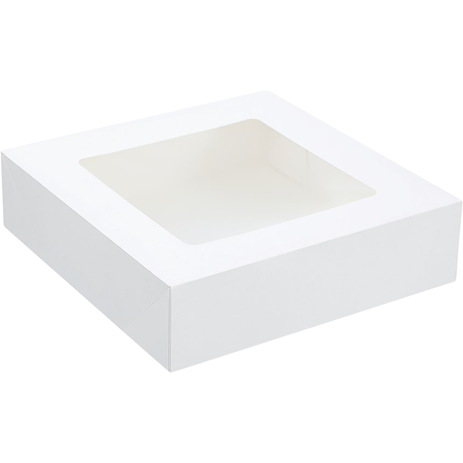 Lemon & Lime White Grazing Boxes with Lids 30cm x 30cm x 8cm (Pack of 3)