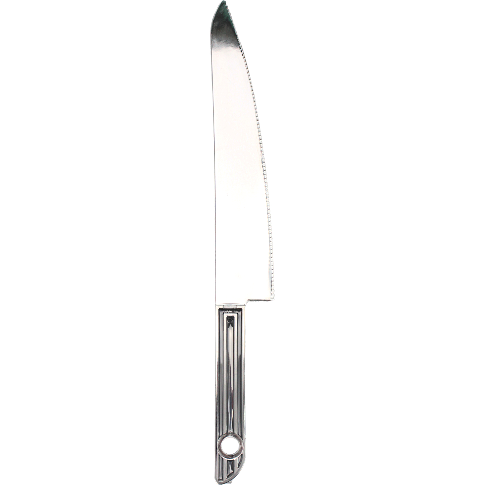 Silver Reusable Plastic Cake Knife