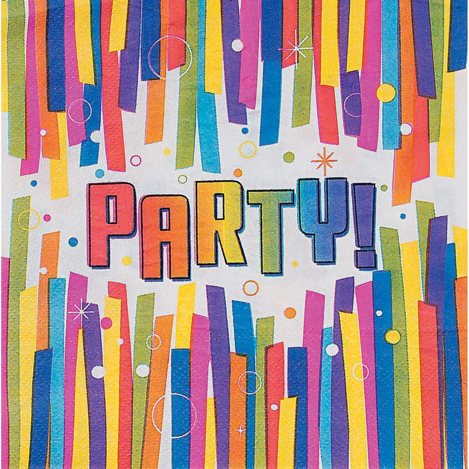 Bulk Bright Party Large Napkins / Serviettes (Pack of 250)