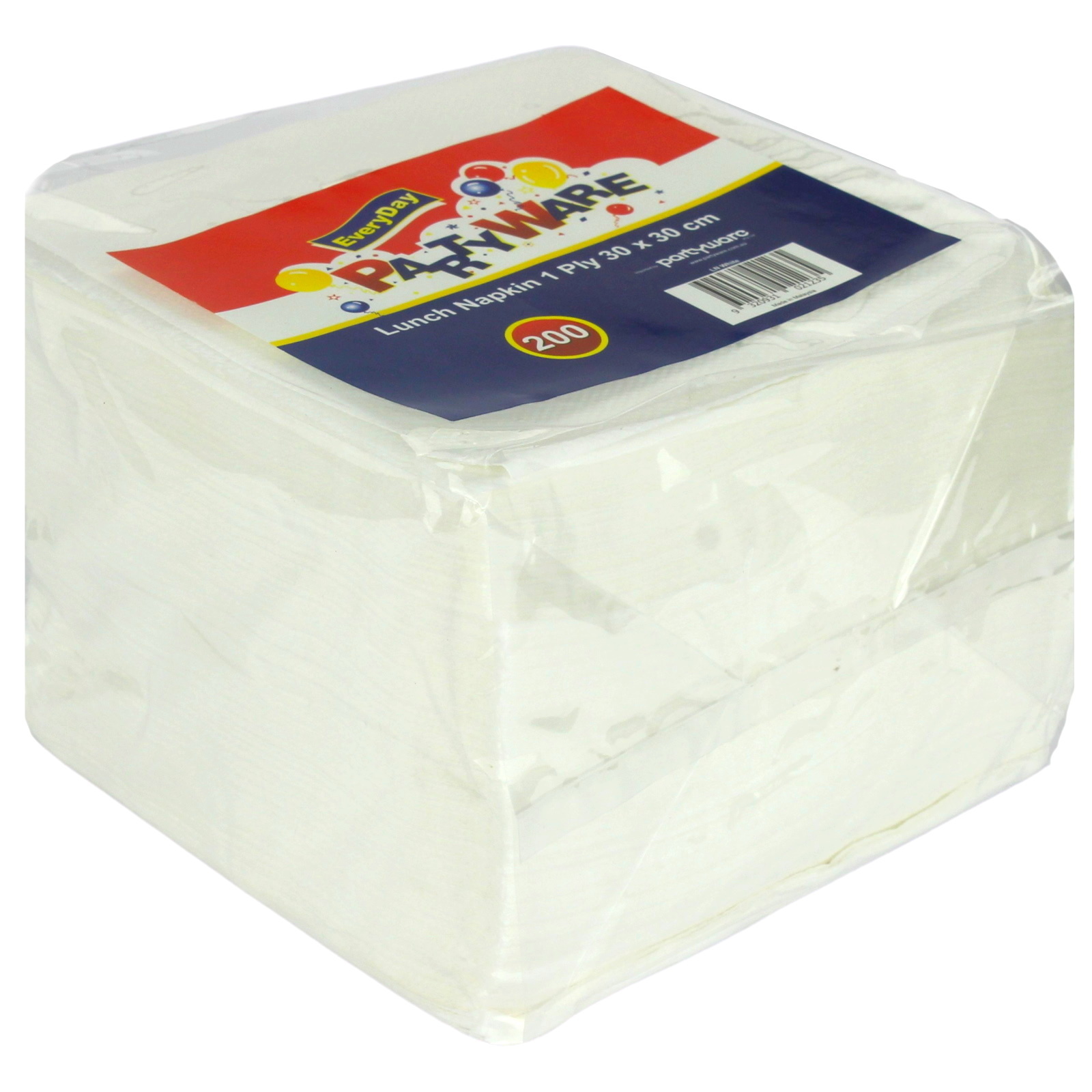 Bulk White Lunch Napkins 30cm (Pack of 200)