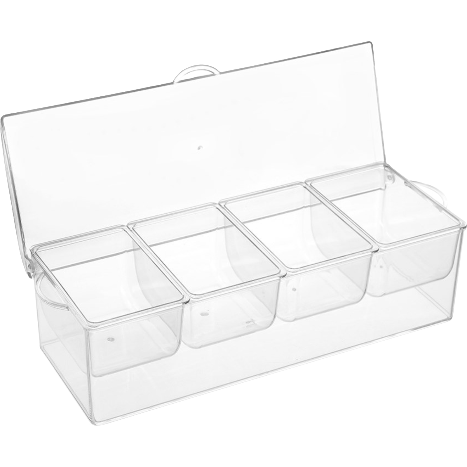 Lemon & Lime Crystal Chilled Serving Box With Flip Lid
