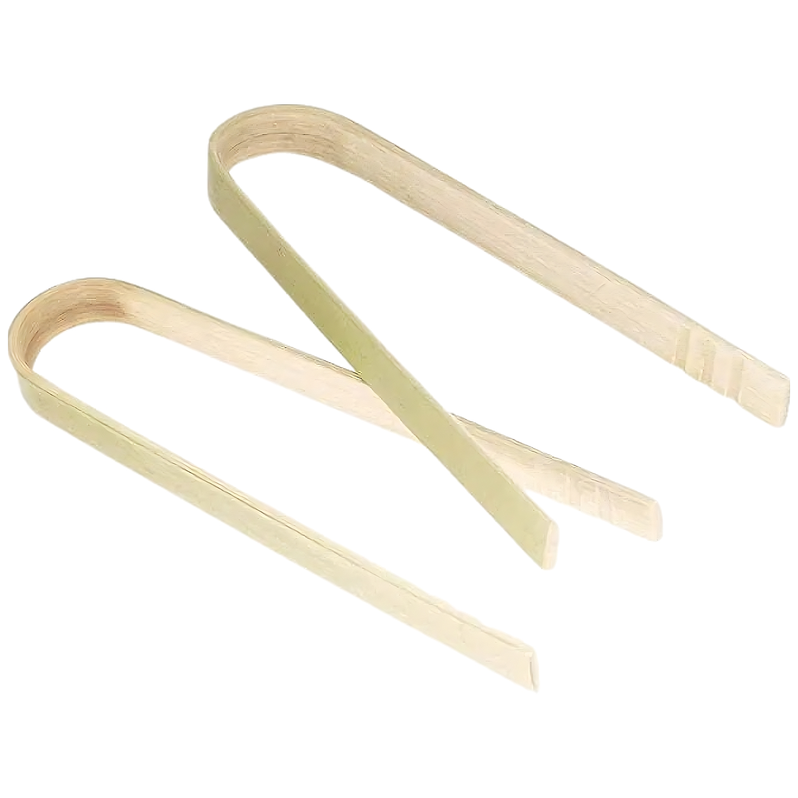 Mini Bamboo Catering Tongs (Pack of 8)