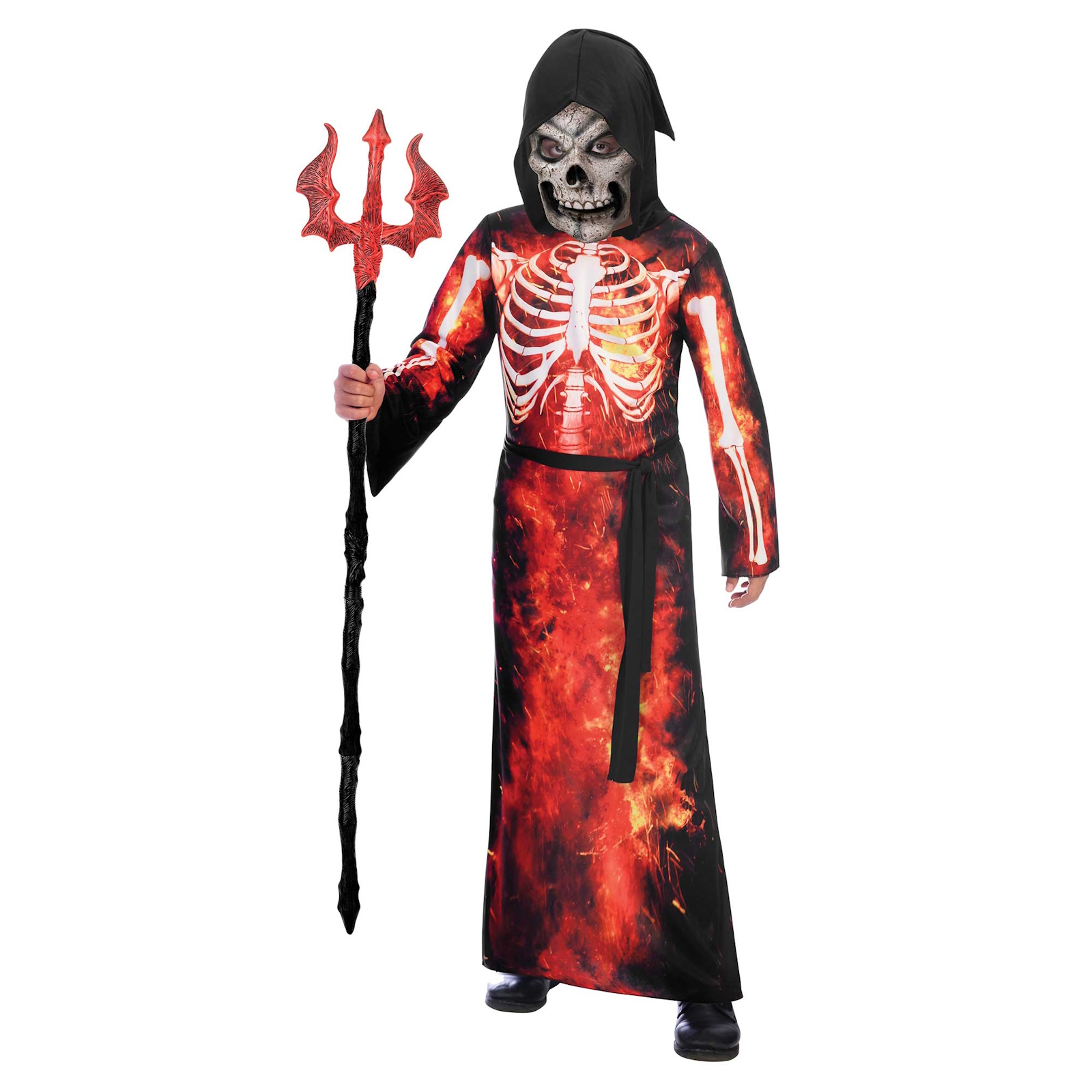 Fire Reaper Kids Robe & Mask Costume