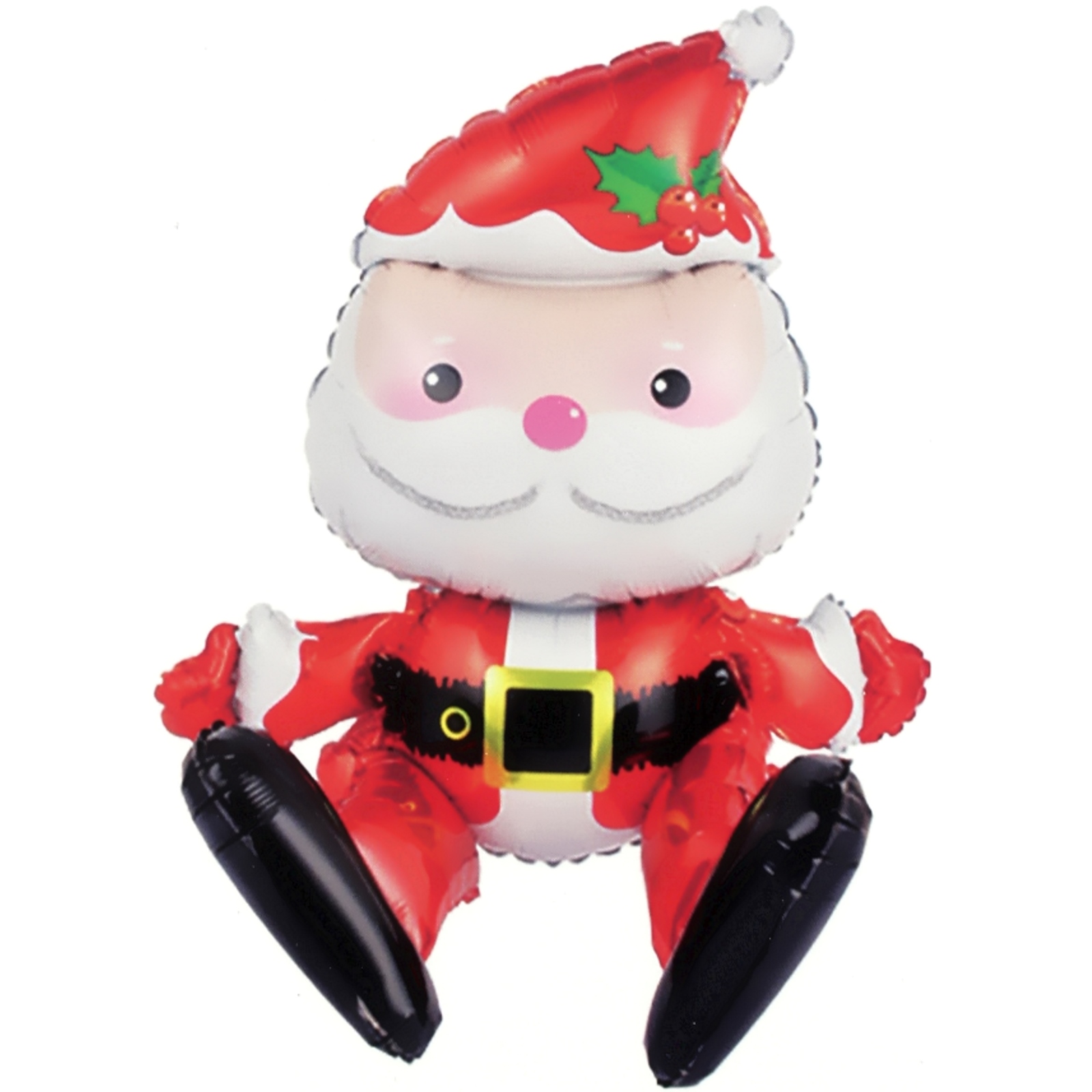Christmas Sitting Santa Air Fill Balloon
