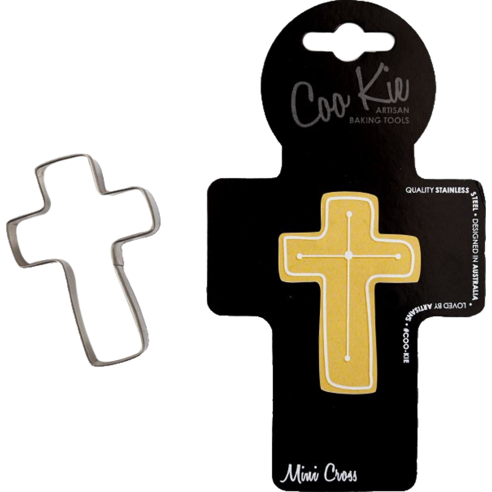 Coo Kie Mini Cross Cookie Cutter 