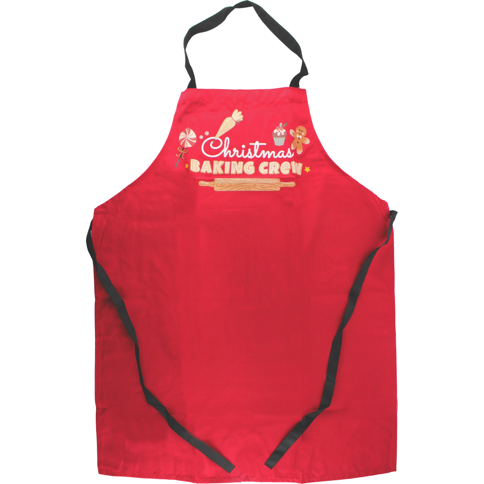 Adult Red Christmas Baking Crew Apron 