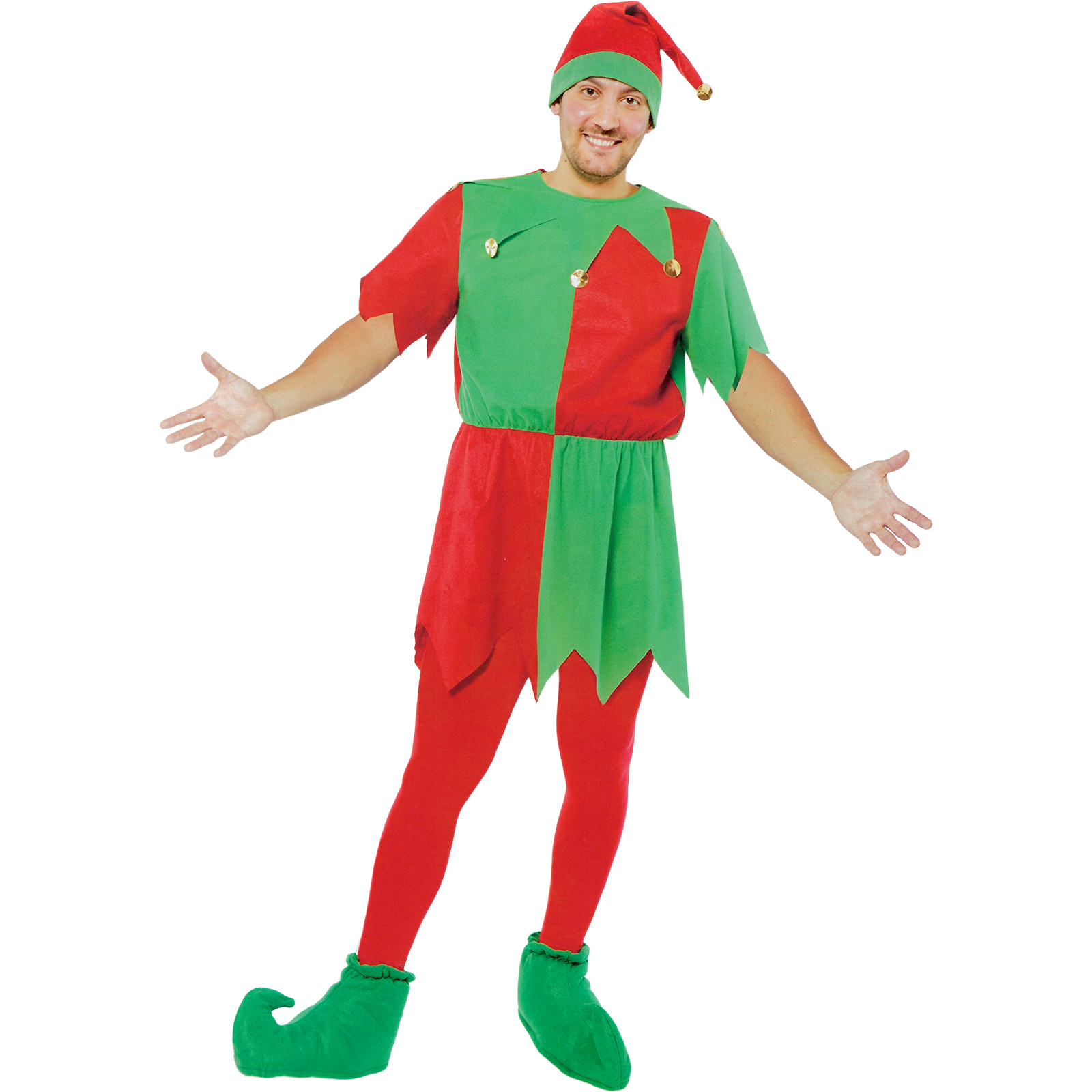 Christmas Elf Mens Costume - Extra Large