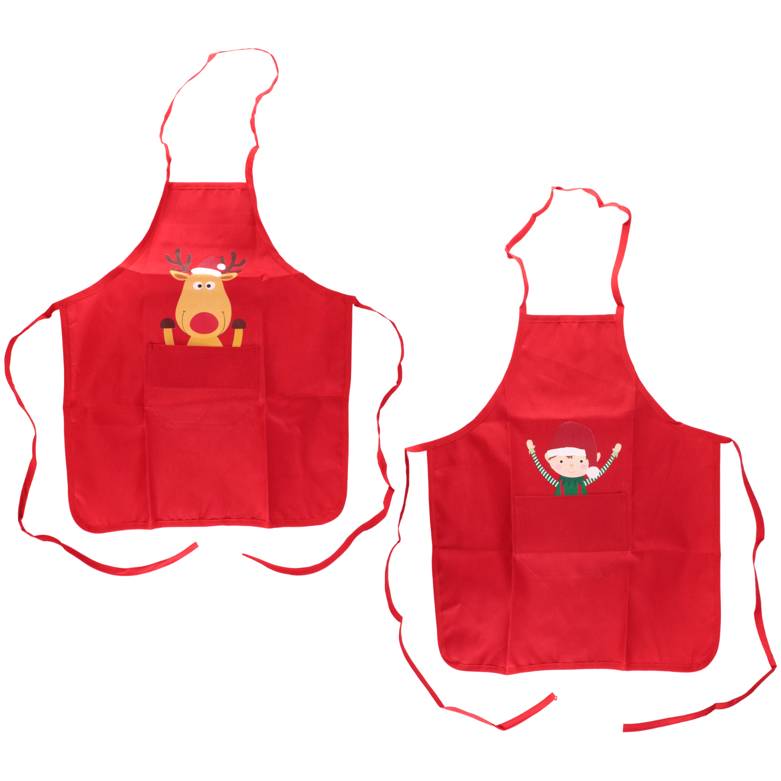 Kids Red Christmas Apron (1 Only)