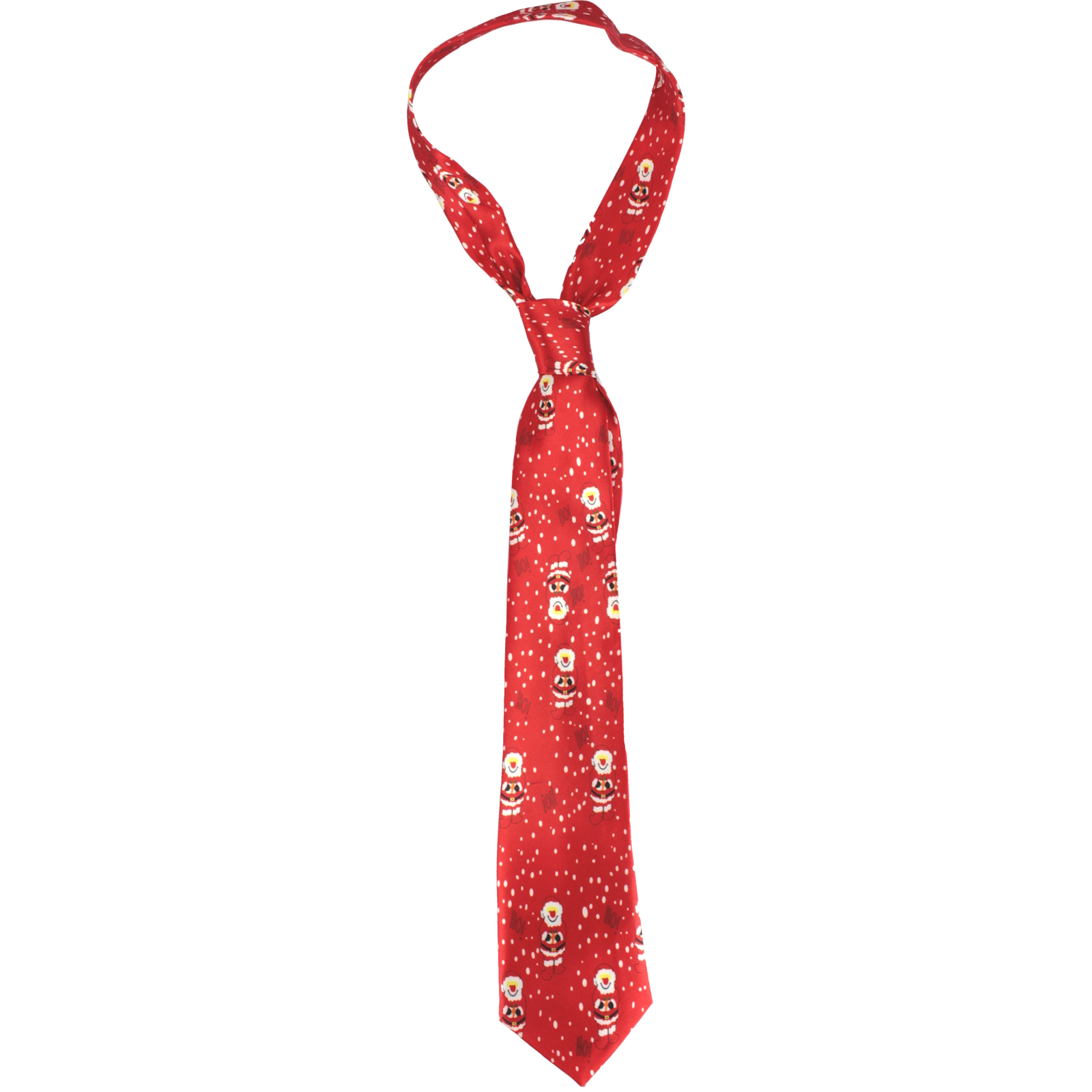 Red Santa Claus Christmas Tie