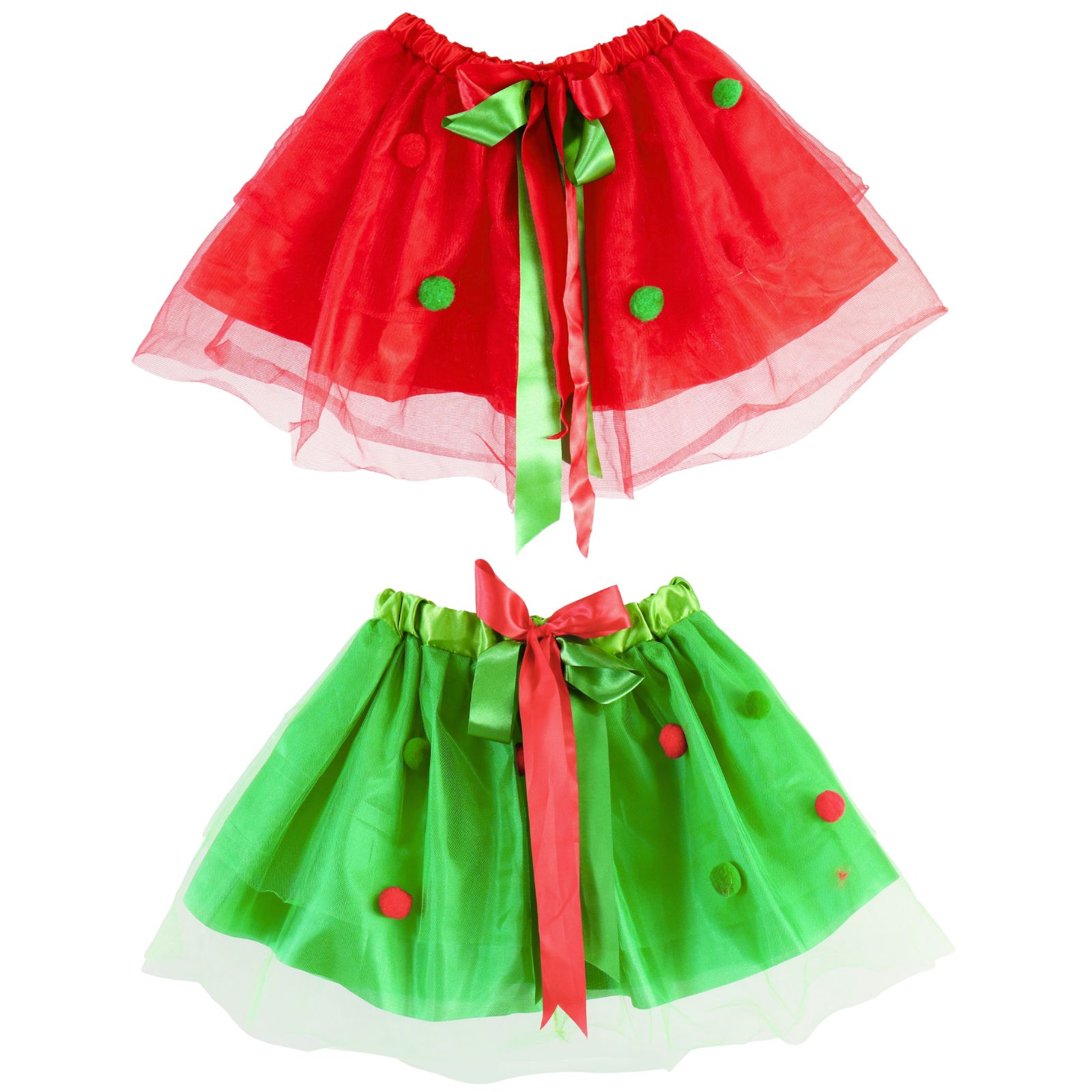 Kids Christmas Red and Green Tutu (1 Only)