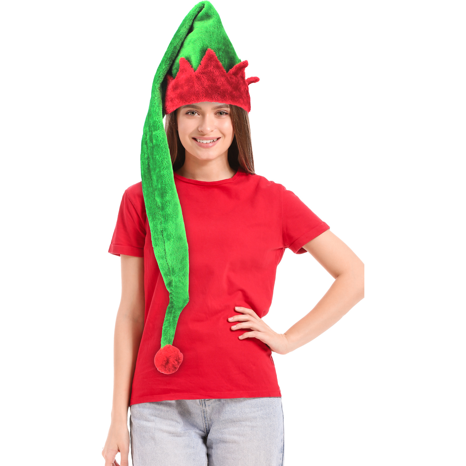 Extra Long Christmas Elf Hat 145cm