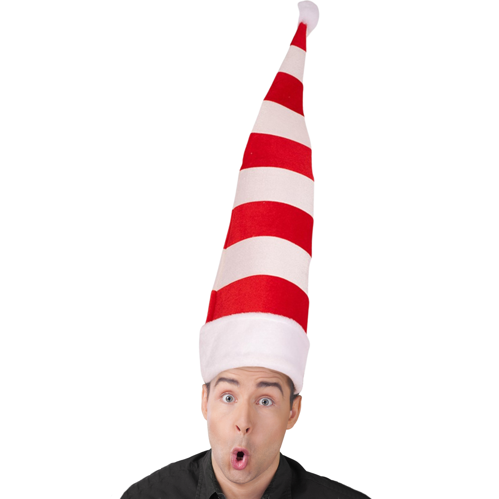 Long Red And White Santa Hat 83cm