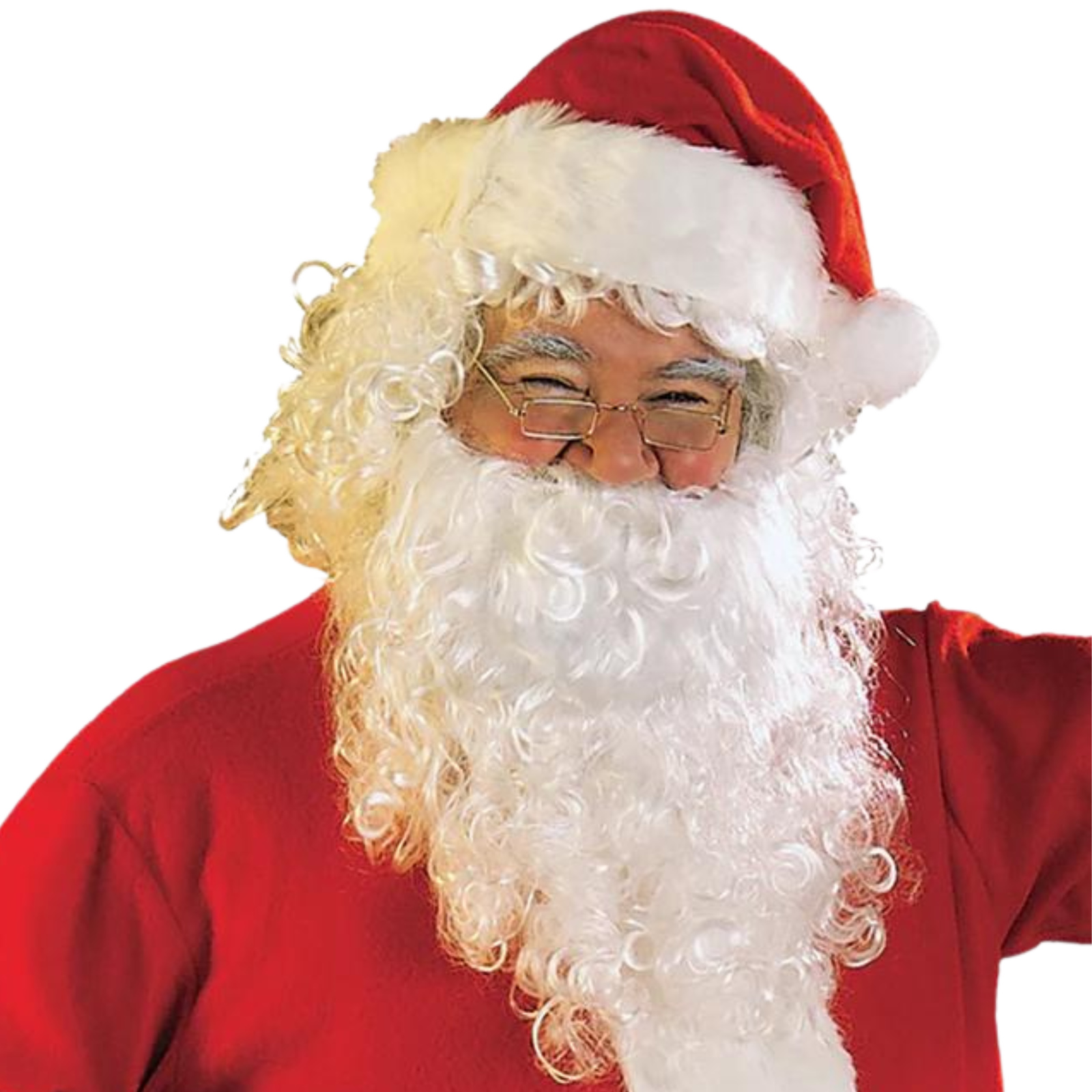 Economy Santa Claus Adult Wig and Beard Set