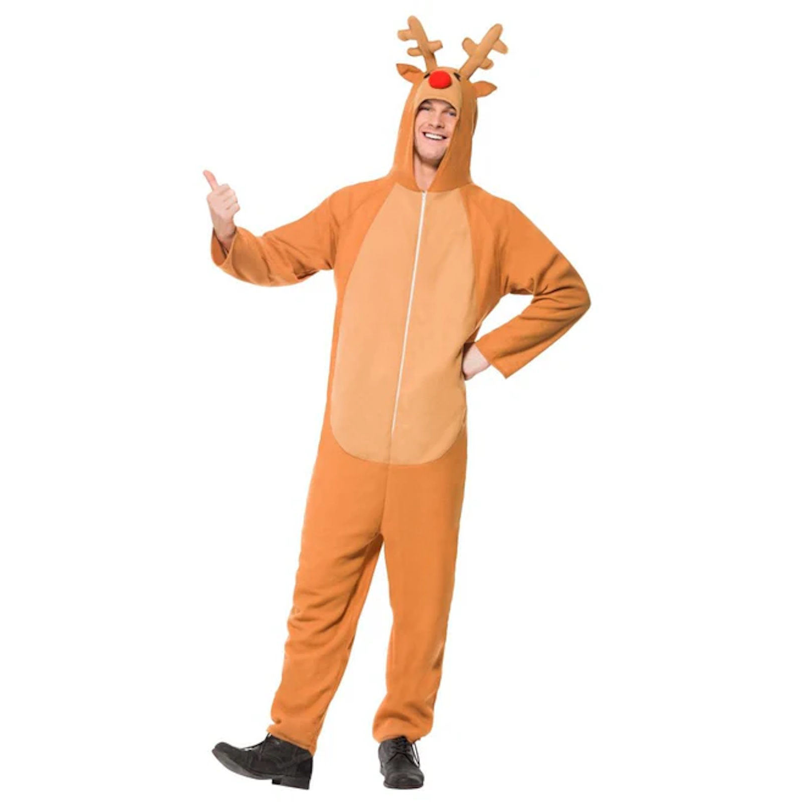Reindeer Jumpsuit Adult Costume