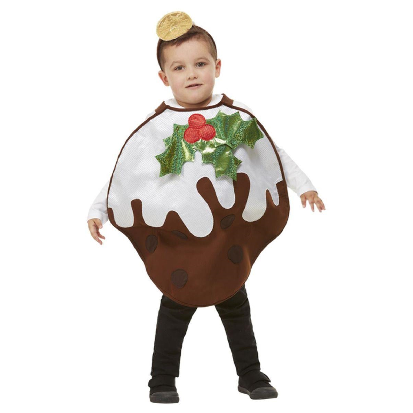 Glitter Christmas Pudding Child Costume