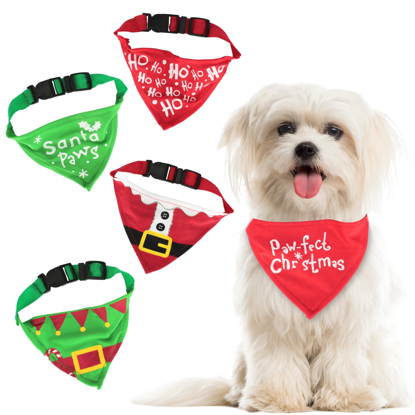 Christmas Pet Bandana Assorted
