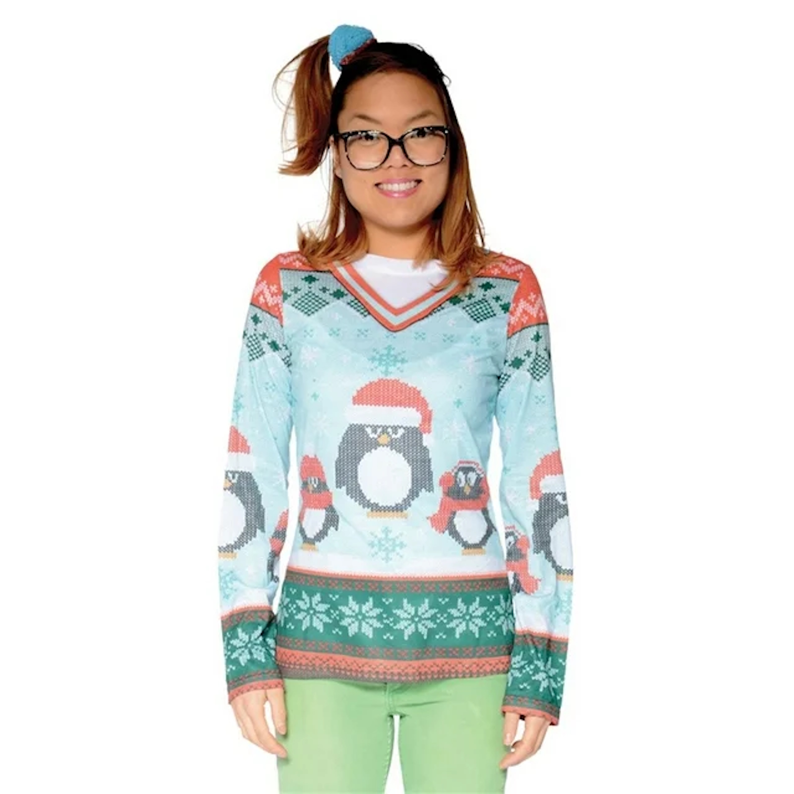 Ugly Ladies Winter Penguin Christmas Adult Shirt