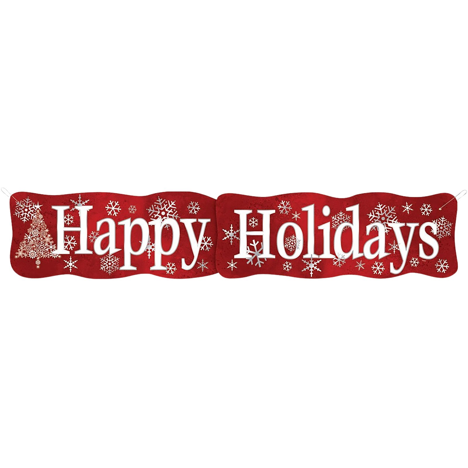 Happy Holidays Jointed Banner 132cm