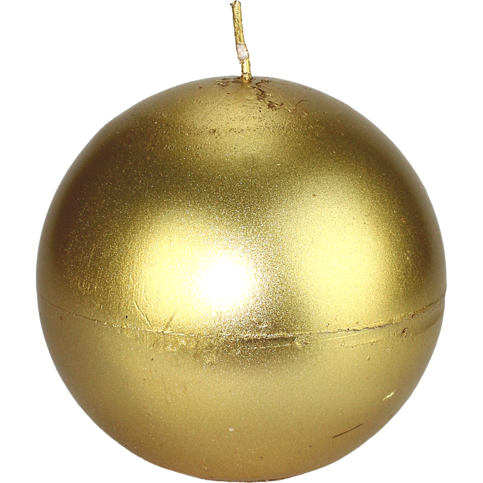 Frankie & Me Gold Sphere Christmas Candle