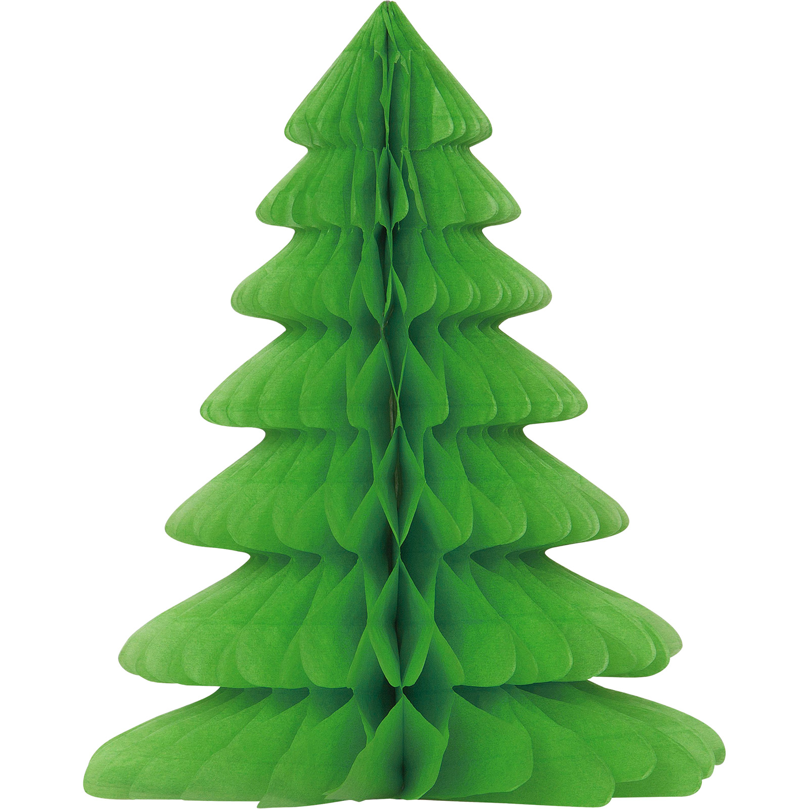 Green Christmas Tree Honeycomb Centrepiece 