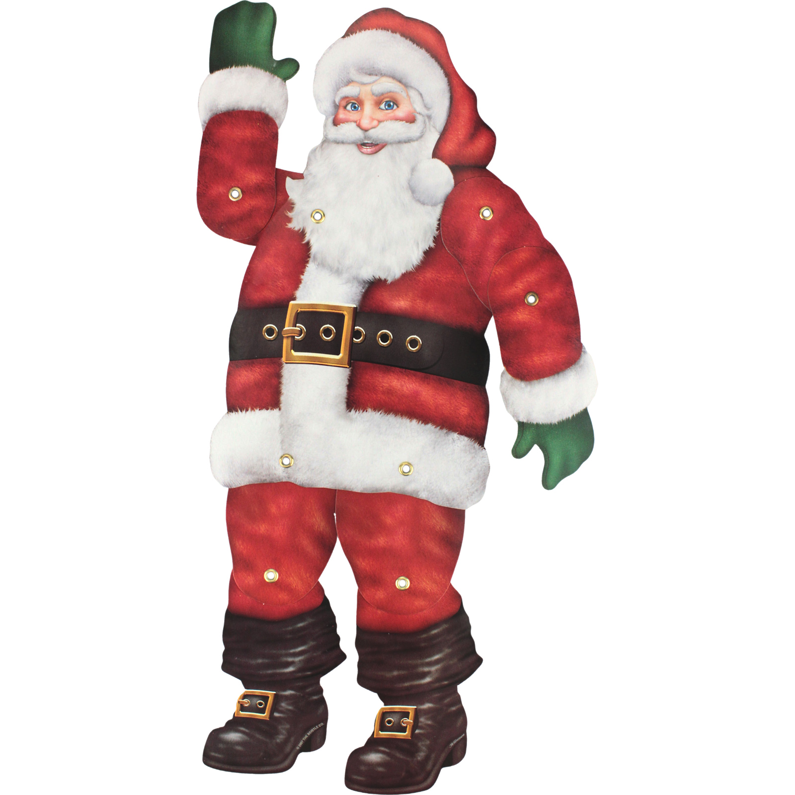 Jointed Santa Decoration 43cm